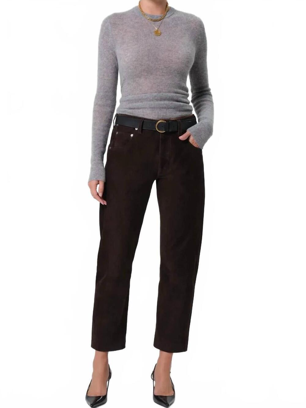 NEW CITIZENS OF HUMANITY winslow boyfriend jeans in chocolate